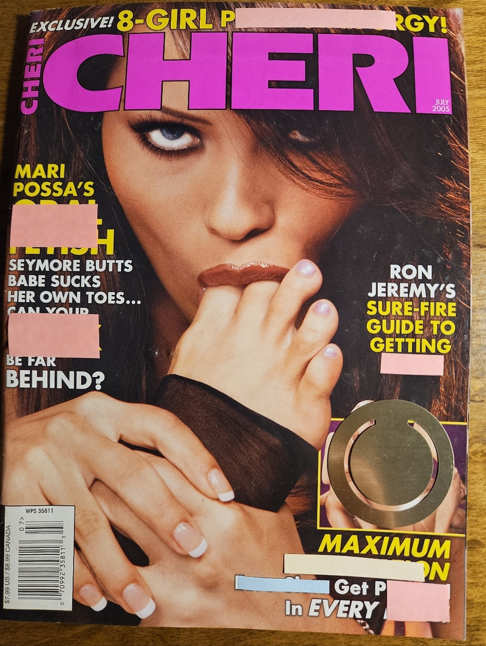 Vintage Cheri Magazine July 2005 With Bold Cover